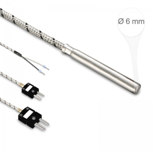 ترموکوپل تیپ J با پراب لوله ای