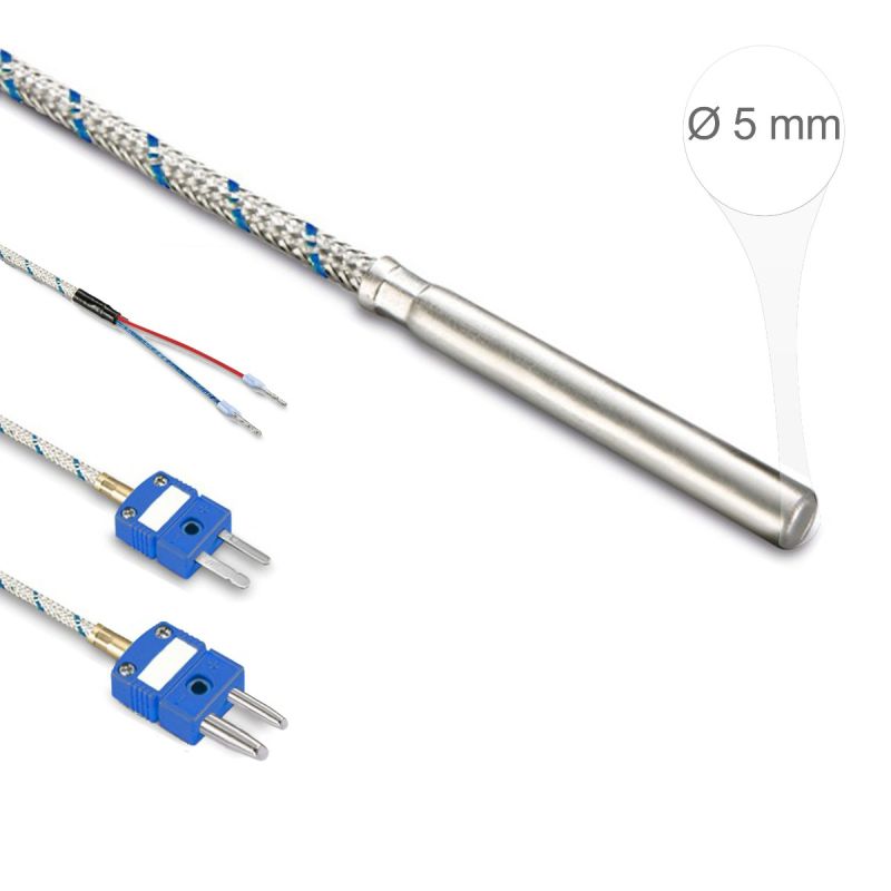 ترموکوپل تیپ L با پراب لوله ای