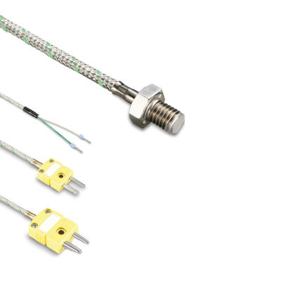 ترموکوپل پیچی تیپ K نیکل کروم-نیکل رزوه M6 با طول 1 سانتیمتر